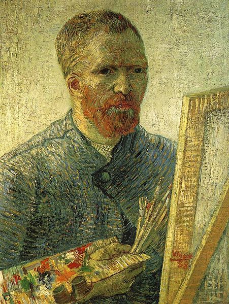 画家としての自画像　1888年1月　パリ
